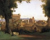 让 巴蒂斯特 卡米耶 柯罗 : View in the Farnese Gardens